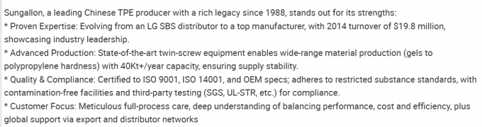 TPE-Partikel für Kofferräder 9