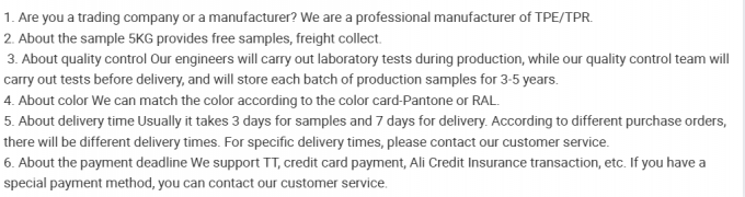 TPE-Partikel für Kofferräder 13