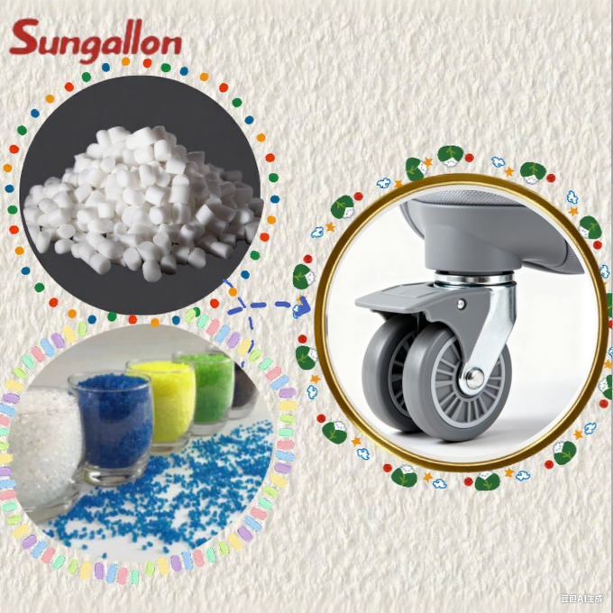 TPE-Partikel für Kofferräder 0